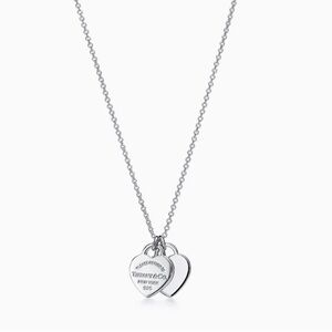 Tiffany & Co. Silver Heart Pendant Necklace